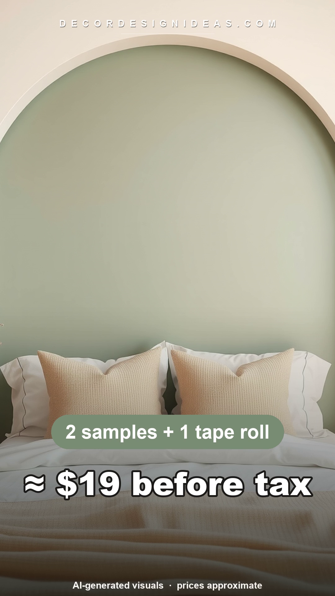 DIY Painted Arch Headboard: A Faux Headboard for About $19