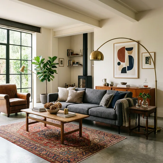 How to mix modern and vintage decor without it looking like a mess