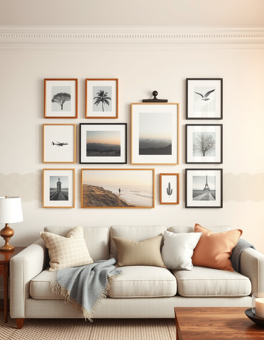 No-Nail Gallery Wall: A Renter-Safe, Measured Layout for About $35
