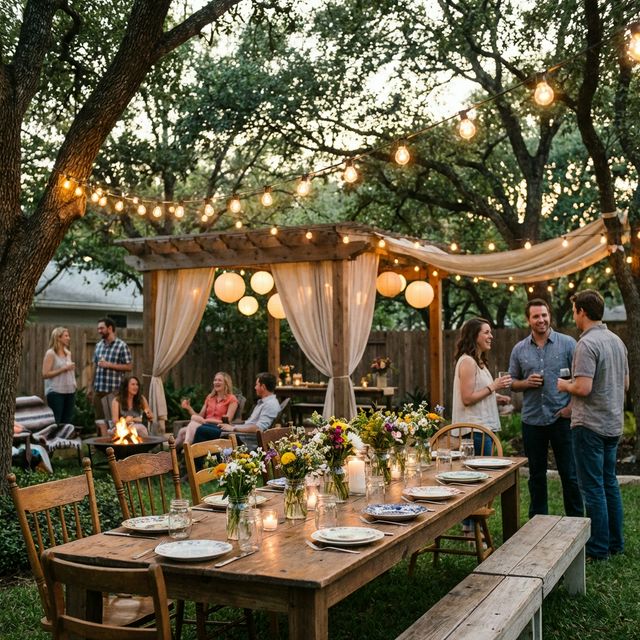 Outdoor party decoration ideas on a budget